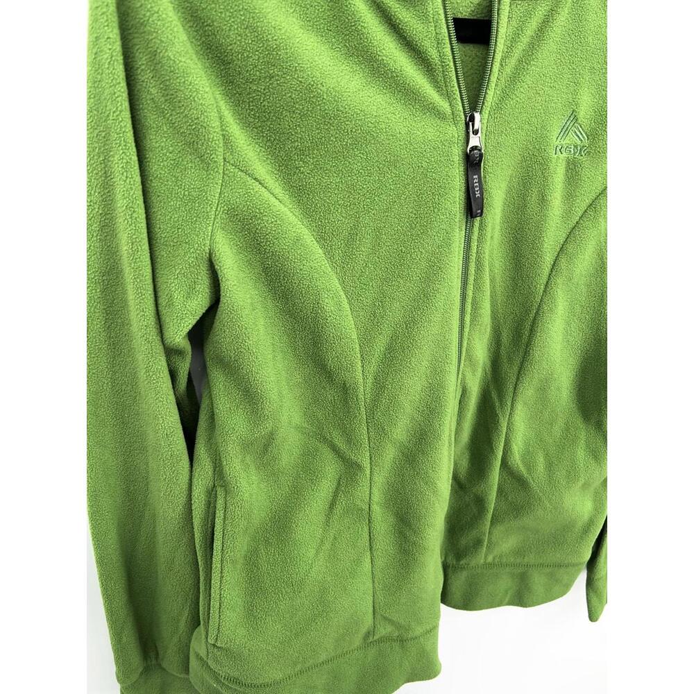 Green Full Zip Fleece Hoodie Medium Lightweight Activewear‎ RBX - Picture 5 of 9